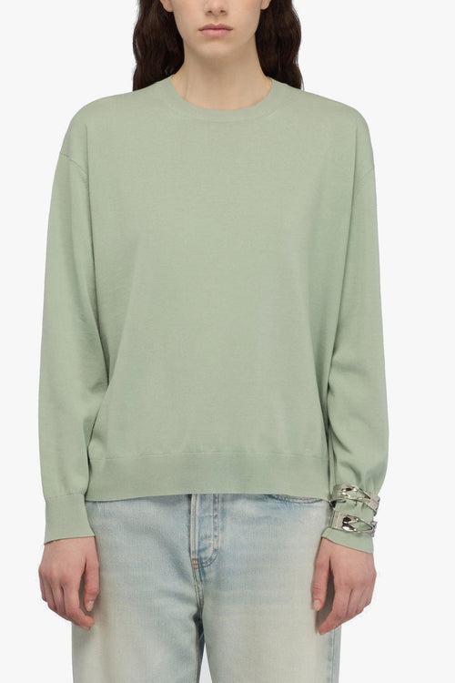 Maglia Alejandra in cotone con spacco sul retro