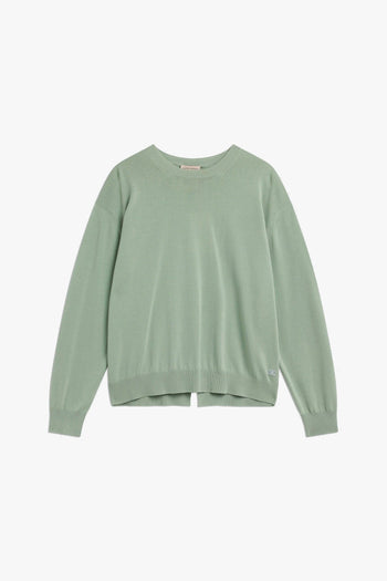 Maglia Alejandra in cotone con spacco sul retro - 4