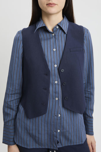 Gilet Margarita in viscosa misto lana - 6