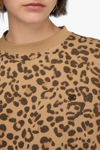 Maglia Neva di in cotone con stampa maculato - 2