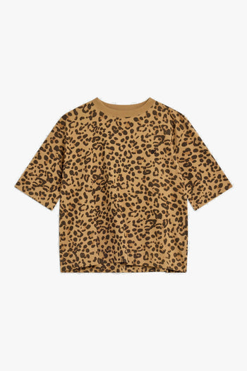 Maglia Neva di in cotone con stampa maculato - 3