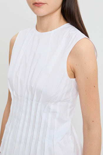 Top Clarinda di in cotone con pieghe - 8