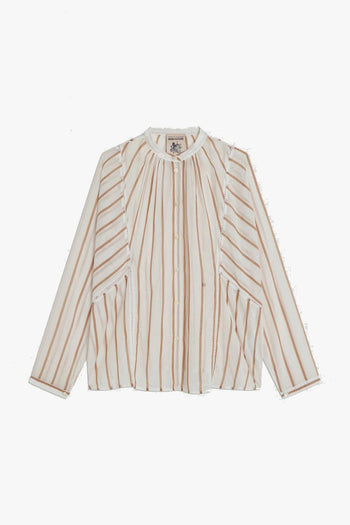 Camicia Lola a righe di in misto seta - 4