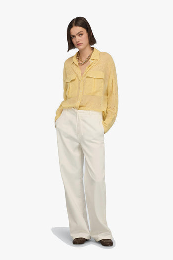 Camicia Tiffany di in sangallo con tasche davanti - 5
