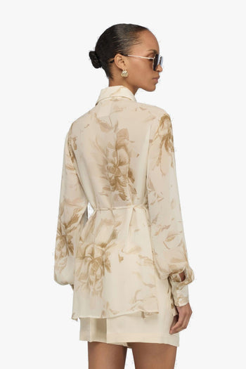 Camicia Juana di in viscosa con stampa fiori - 2
