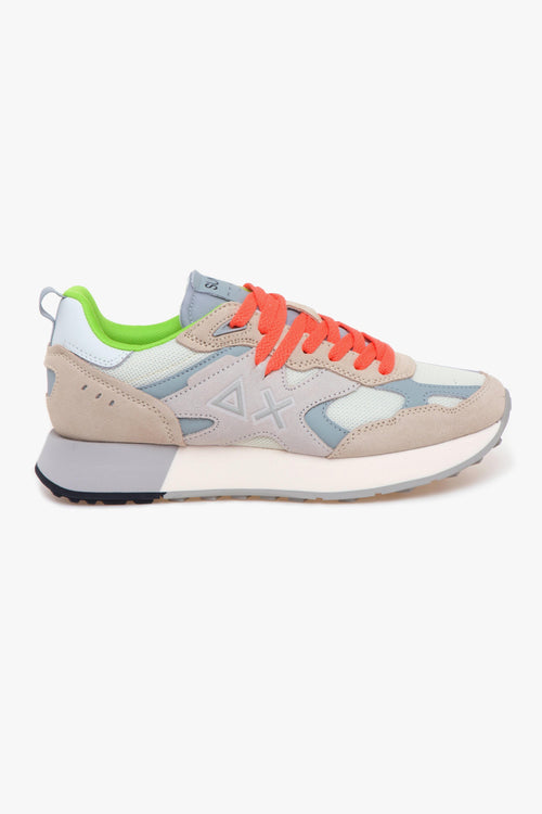 Sneaker Jaki Outdor in camoscio e tessuto