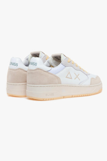 Sneaker Big Basket in pelle e camoscio - 3