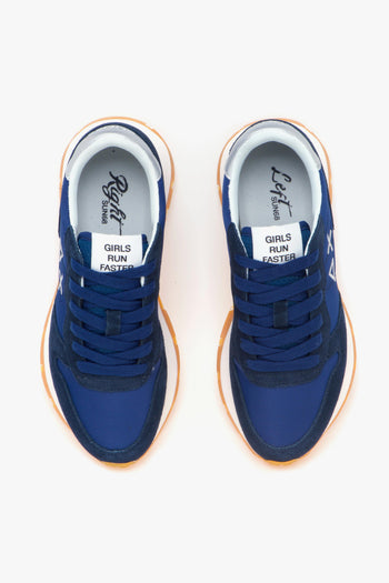 Sneaker Ally Gold Silver in camoscio e tessuto - 5