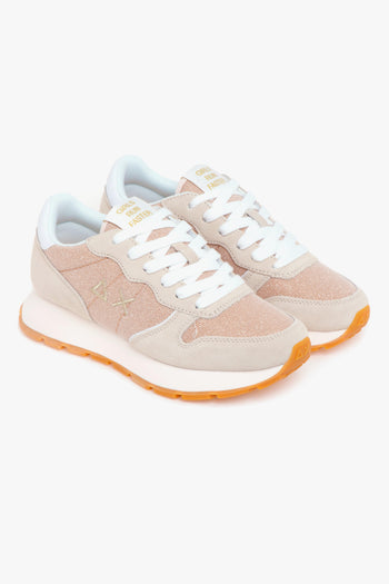 Sneaker Ally Glitter Textile in camoscio e tessuto - 2