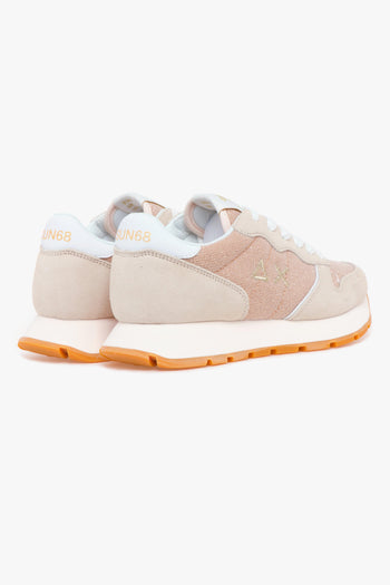 Sneaker Ally Glitter Textile in camoscio e tessuto - 3