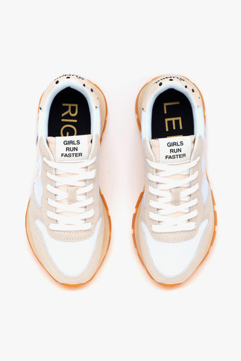 Sneaker Ally Vintage in camoscio e tessuto - 5