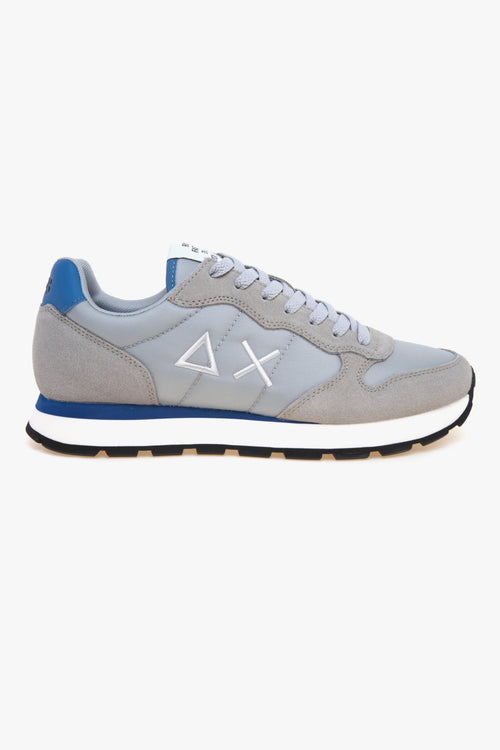 Sneaker Tom Solid in camoscio e tessuto