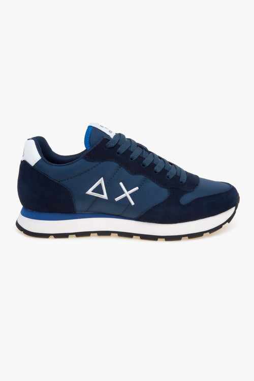 Sneaker Tom Solid in camoscio e tessuto