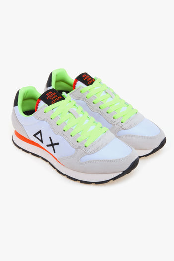 Sneaker Tom Solid Fluo in camoscio e tessuto - 2