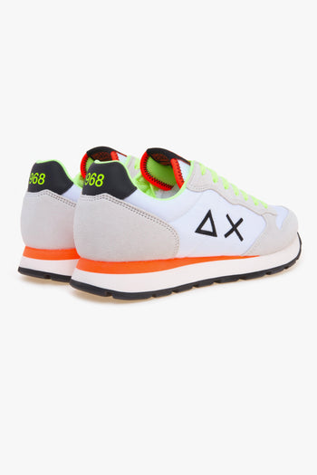 Sneaker Tom Solid Fluo in camoscio e tessuto - 3
