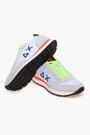 Sneaker Tom Solid Fluo in camoscio e tessuto - 4