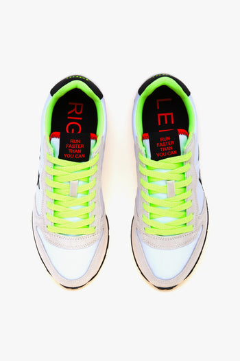 Sneaker Tom Solid Fluo in camoscio e tessuto - 5