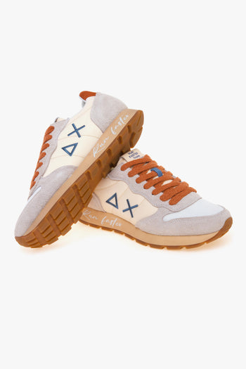 Sneaker Tom Vintage in camoscio e tessuto - 4