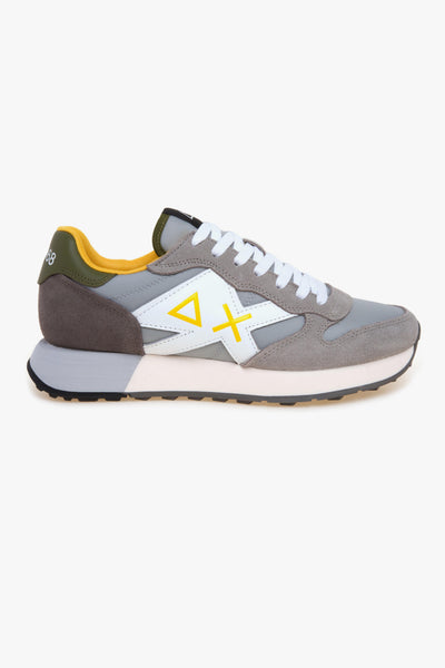Sneaker Jaki 2.0 Solid in camoscio e tessuto