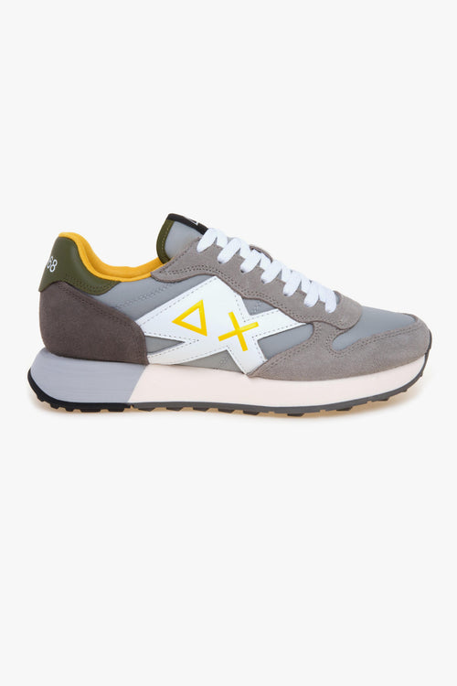 Sneaker Jaki 2.0 Solid in camoscio e tessuto