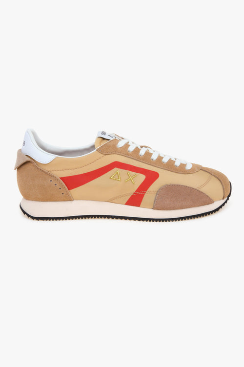 Sneaker Easy Runner in camoscio e tessuto