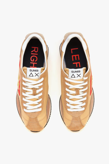 Sneaker Easy Runner in camoscio e tessuto - 5