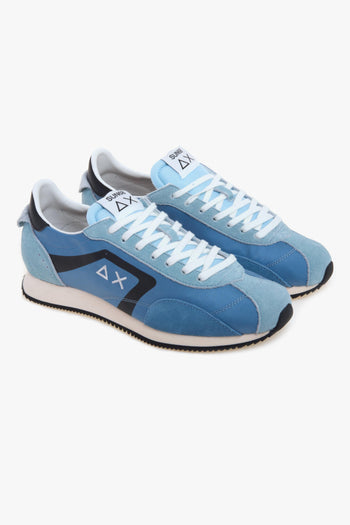 Sneaker Easy Runner in camoscio e tessuto - 2