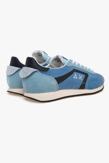 Sneaker Easy Runner in camoscio e tessuto - 3