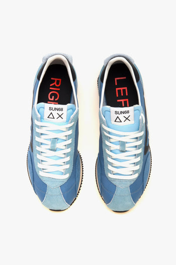 Sneaker Easy Runner in camoscio e tessuto - 5