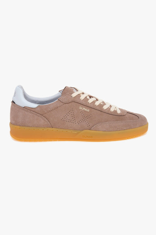 Sneaker California Sun in camoscio