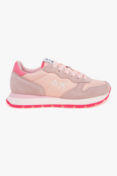 Sneaker Ally Solid in camoscio e tessuto