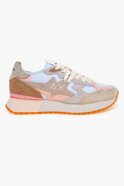 Sneaker Stargirl Multicolor Option in camoscio e tessuto