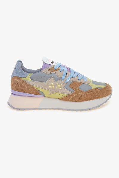 Sneaker Stargirl Multicolor Option in camoscio e tessuto