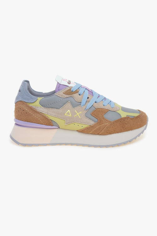 Sneaker Stargirl Multicolor Option in camoscio e tessuto