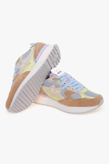 Sneaker Stargirl Multicolor Option in camoscio e tessuto - 4