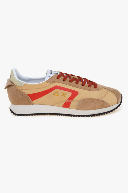 Sneaker Easy Runner in camoscio e tessuto tecnico