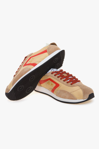Sneaker Easy Runner in camoscio e tessuto tecnico - 4