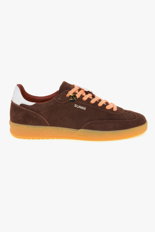 Sneaker California Sun in camoscio
