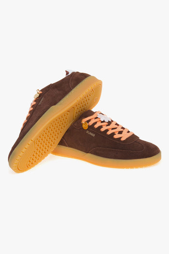 Sneaker California Sun in camoscio - 4
