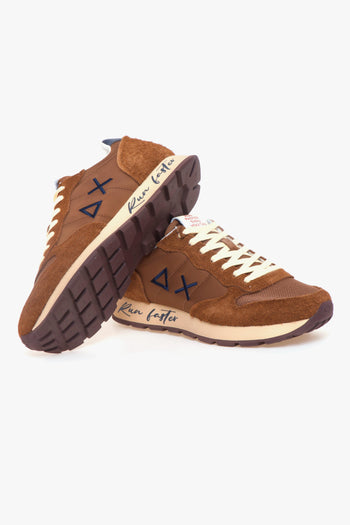 Sneaker Tom Vintage in camoscio e tessuto - 4