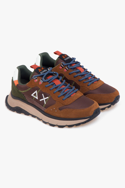 Sneaker Fire & Camping in cordura e camoscio