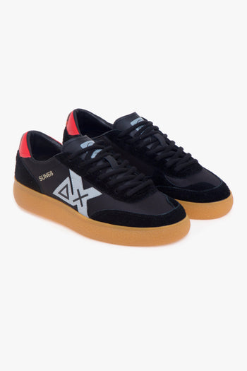 Sneaker Luis Low in camoscio e tessuto - 2