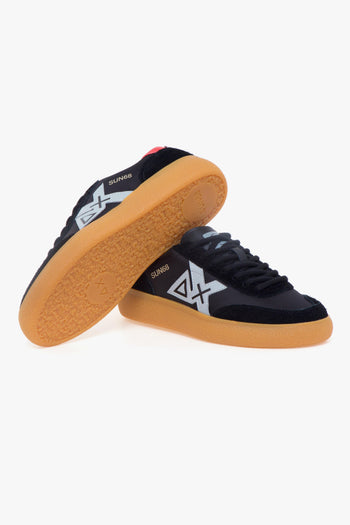 Sneaker Luis Low in camoscio e tessuto - 4