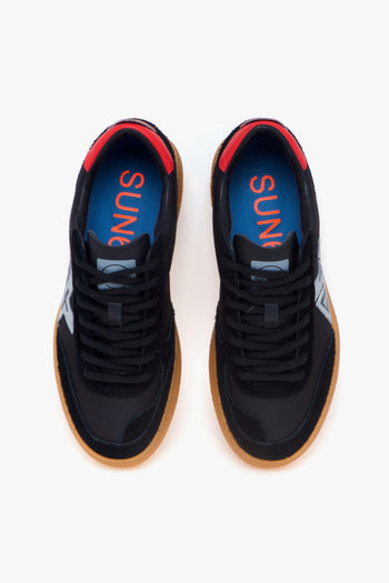 Sneaker Luis Low in camoscio e tessuto - 5