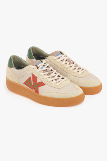 Sneaker Luis Low in camoscio e tessuto - 2