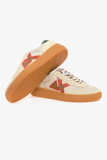 Sneaker Luis Low in camoscio e tessuto - 4