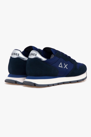 Sneaker Ally Gold Silver in camoscio e tessuto - 3