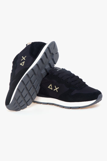 Sneaker Ally Gold Silver in camoscio e tessuto - 4