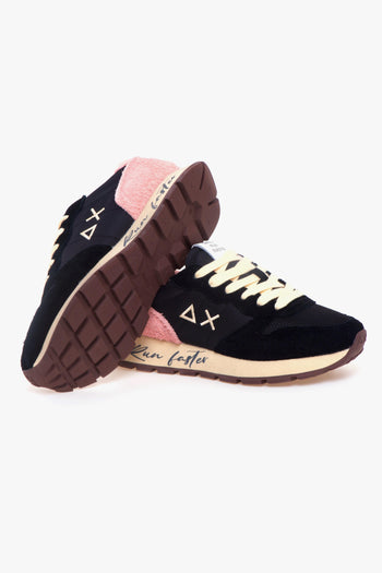 Sneaker Ally Vintage in camoscio e tessuto - 4