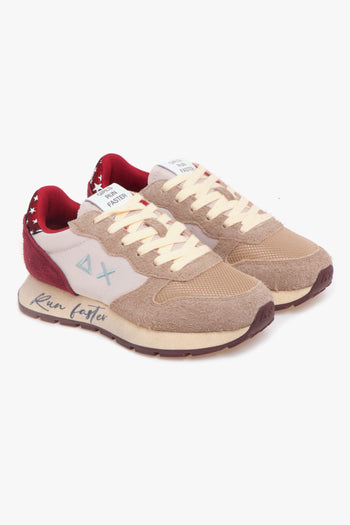 Sneaker Ally Vintage in camoscio e tessuto - 2